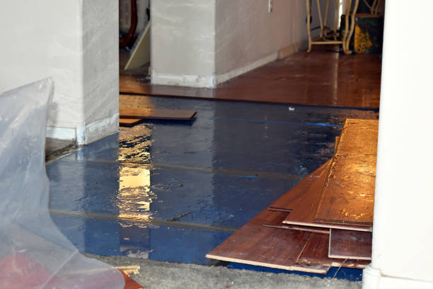 Professional Burst Pipe Cleanup technician working in Rembert, SC